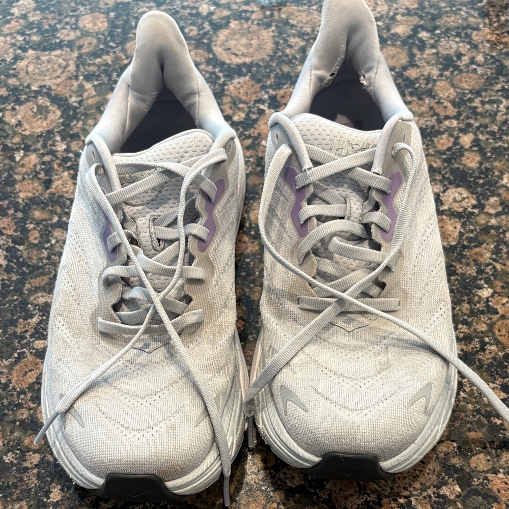 HOKA Gray Athletic Sneakers